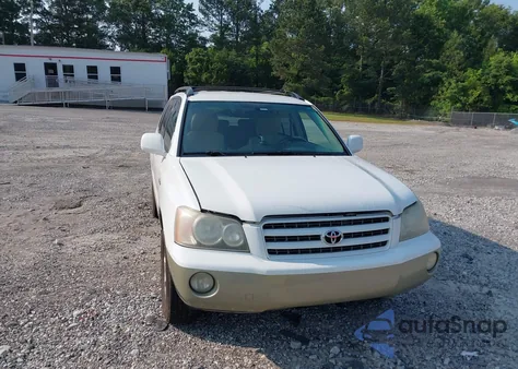 2002 Toyota Highlander Limited V6 z USA, uszkodzony, nr VIN JTEGF21A720053244